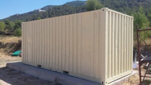 Delivery, Placement and Connection of Containers in Building Your Own Home